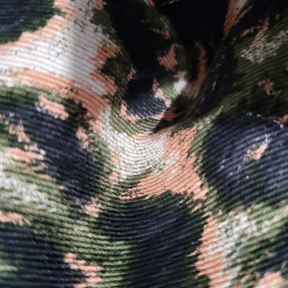 Target Rachel Comey Printed Jeans Green Abstract High Waist Rigid Tapered Size 4 - Picture 9 of 15